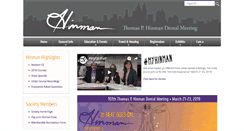 Desktop Screenshot of hinman.org